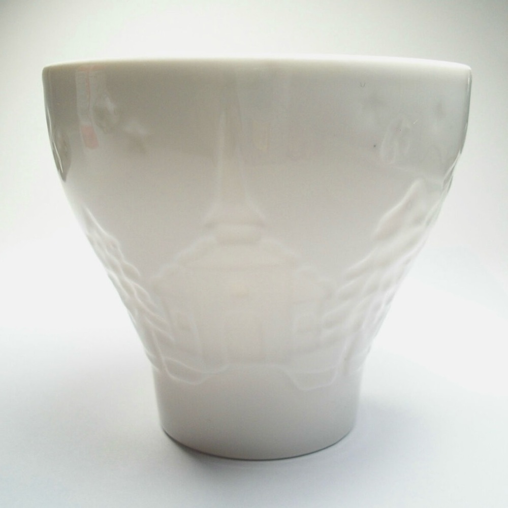 RORSTRAND -‎ Vintage Porcelain Tea Light - Winter Scene - Denmark - Circa 1960